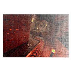 Пазлы CoolPodarok Minecraft Майнкрафт (в подземелье) 26х38см 252 элемента