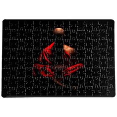 Пазлы CoolPodarok Монах Шаолинь в тени 20х29см 120 элемента