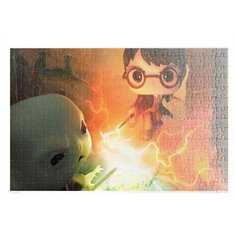 Пазлы CoolPodarok Films Harry Potter Фильмы Гарри Поттер (Гарри и Воландеморт мульт) 26х38см 252 элемента