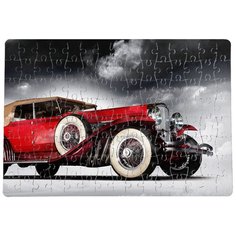 Пазлы CoolPodarok Ролс Ройс серый фон 20х29см 120 элемента