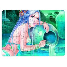 Пазлы CoolPodarok Девушка водолей 13х18см 63 эл. магнитный