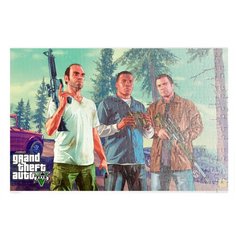 Пазлы CoolPodarok Grand theft Auto GTA Гта (с биноклем) 26х38см 252 элемента