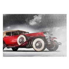 Пазлы CoolPodarok Ролс Ройс серый фон 26х38см 252 элемента