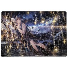 Пазлы CoolPodarok Аниме девушка дерево гирлянды 20х29см 120 элемента