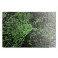 Пазлы CoolPodarok Карта мегаполиса 26х38см 252 элемента