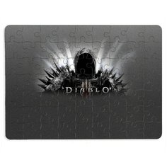 Пазлы CoolPodarok Diablo4 13х18см 63 эл. магнитный