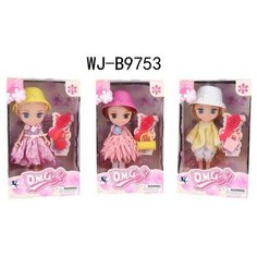 Кукла ABtoys Цветочная фантазия Мини с аксессуарами, 3 вида в коллекции