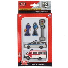 Набор машинок Технопарк Спецслужба