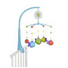 Музыкальная игрушка Жирафики Карусель Мобиль "Рыбки