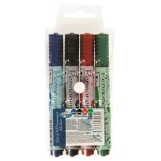 Набор из 4- х перманентных маркеров, круглый наконечник Centrum