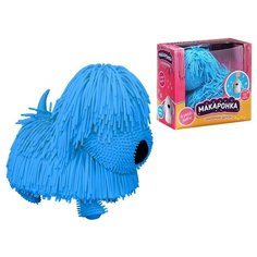 Интерактивная игрушка ABtoys Макаронка Собака голубая ходит, звуковые и музыкальные эффекты