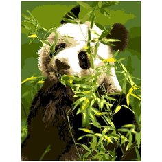 Набор для творчества LORI Картина по номерам "Панда