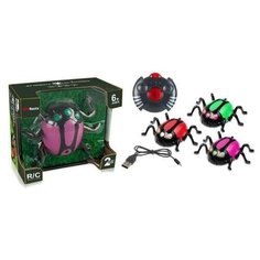 Интерактивная игрушка JUNFA "Жук", ползает по стенам, 3 вида, р/у, с зарядным устройством, световые