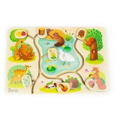 Развивающая игрушка Мастер Игрушек Лабиринт Кто что ест в лесу