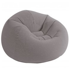 Кресло надувное 114х114х71 см, серое, 100 кг, Intex, 68579NP