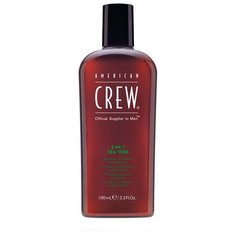 American Crew 3 in 1 Tea Tree - Американ Крю Ти Три Средство для волос 3 в 1 чайное дерево, 100 мл -