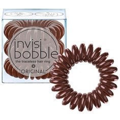 Invisibobble Original Pretzel Brown - Инвизибабл Ориджинал Резинка-браслет для волос коричневая, 3 шт/уп -