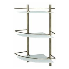 Полка стеклянная тройная угловая WasserKRAFT K-3533