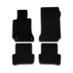 Комплект ковриков салона KLEVER 013439101200k для Mercedes-Benz C-klasse 4 шт. черный Клевер