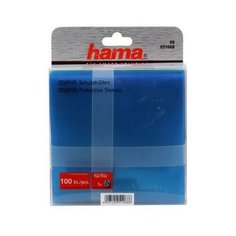 HAMA Конверты Hama для CD пластиковые разноцветные 100шт H-51068