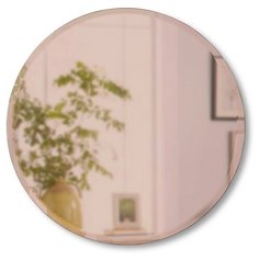 Зеркало настенное Hub D91 см медь, Umbra