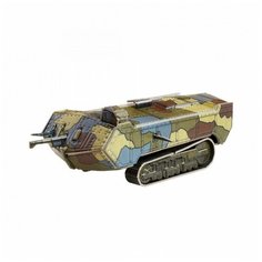 Умная бумага 3D пазл - Танк SAINT CHAMOND (Франция) Серия Танки мира 1:72 21 деталь (594)