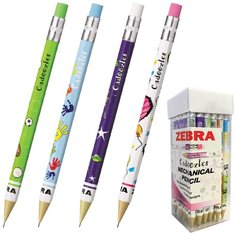 Карандаш механический ZEBRA "Fun", корпус ластик, 0,7 мм, 317260000 Зебра