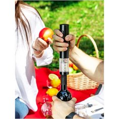 Штопор электрический "GoodWine" электроштопор для вина с счетчиком открытых бутылок + (подарок нож для фольги) Добрый Жар