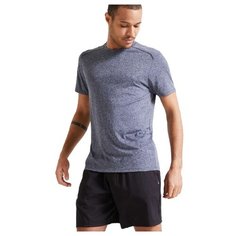 Футболка для фитнеса мужская эластичная 100 серая4XL DOMYOS х Декатлон Decathlon