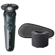 Электробритва Philips/ Бритва электричекая Philips серии 5000. Бритвенная система SteelPrecision (1-v-track). Cистема повторения контуров 360-D: головки двигаются во всех направлениях. Датчик Power Adapt. Сухое и влажное бритье. Время работы от аккуму