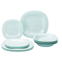 Столовый сервиз Luminarc Carine P7628/P7629, 6 персон, 18 предм., Light Turquoise