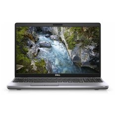 15.6" Ноутбук DELL Precision 3551 (1920x1080, Intel Core i7 2.6 ГГц, RAM 8 ГБ, SSD 256 ГБ, HDD 1000 ГБ, Quadro P620, Win10 Pro), 3551-3627, серый