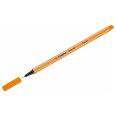 Ручка капиллярная Stabilo "Point 88" оранжевая, 0,4мм