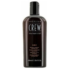 Шампунь для волос 3 в 1 American Crew Shampoo Conditioner And Body Wash 250мл