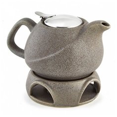 Rosario Ф19-026R Заварочный чайник с фильтром и подставкой : 800мл, серый Rosario (Р1-00004436)