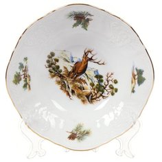 Салатник фарфор, круглый, 16 см, Охотничьи сюжеты Лось, Bernadotte, P1750675JQZU001011