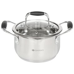 Кастрюля Daniks Монако SD-A88-16, 2 л