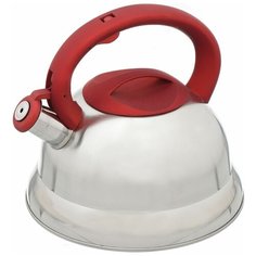 Чайник из нержавеющей стали Daniks MSY-013R 3 л (красный)