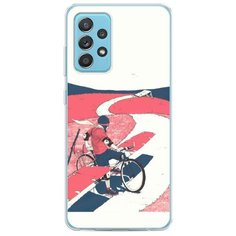 Силиконовый чехол "Хобби велосипед 4" на Samsung Galaxy A52 / Самсунг Галакси А52 Case Place