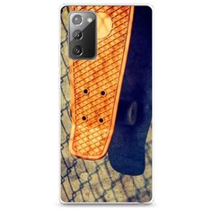 Силиконовый чехол "Хобби скейт 5" на Samsung Galaxy Note 20 / Самсунг Галакси Ноут 20 Case Place