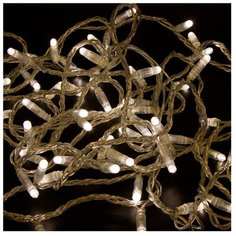 Гирлянда NEON-NIGHT Нить, 305-186, 1000 см, 100 ламп, теплый белый/прозрачный провод