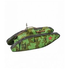 Умная бумага 3D пазл Танк Mark V масштаб 1/35 (Красная армия)