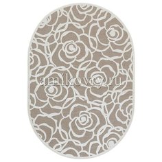 Ковер Ragolle Бельгийский вискозный ковер с рельефом Venezia RV330-R119 овал (65*110 см)