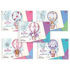 Альбом для рисования на гребне "Пушистое счастье", А4, 48 листов Hatber