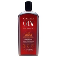 American Crew шампунь Daily Cleansing для ежедневного ухода за нормальными и жирными волосами, 1000 мл