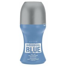 Парфюмированый дезодорант- антиперспирант с шариковым аппликатором AVON Individual Blue, 50 мл для мужчин / Дезодорант мужской шариковый от пота натуральный стик Эйвон