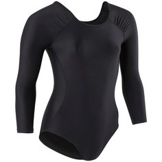 Купальник для классического танца с длинными рукавами детский, размер: 12, цвет: Черный STAREVER Х Декатлон Decathlon