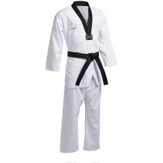 Добок для тхэквондо 900 с черным воротником для взрослых, размер: 160 см OUTSHOCK Х Декатлон Decathlon