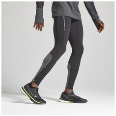 Тайтсы для бега утепленные мужские KIPRUN WARM черные M / RU46 W32 L33 KIPRUN Х Декатлон Decathlon
