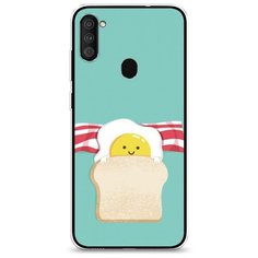Силиконовый чехол "Съедобная кровать" на Samsung Galaxy M11 / Самсунг Галакси М11 Case Place